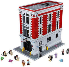 Assembled Building Block Toys For The Fire Fighting Headquarters
