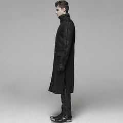 Punk Gothic Rock Fur One Piece Men's Windbreaker