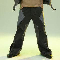 Corduroy Locomotive Style Slightly Flared Pants