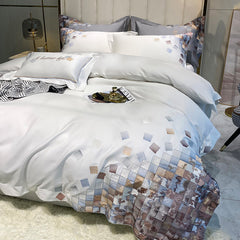 Light Luxury Style Home Textile Four-piece Cotton Fashion Bedding