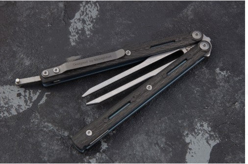 Butterfly Fancy Show Titanium Alloy Uncut Edge