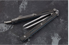 Butterfly Fancy Show Titanium Alloy Uncut Edge