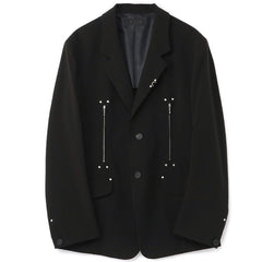 Men's Double Zip Punk Stud Blazer