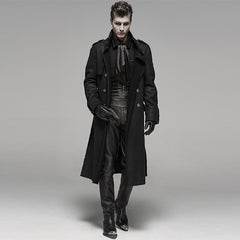 Punk Gothic Rock Fur One Piece Men's Windbreaker