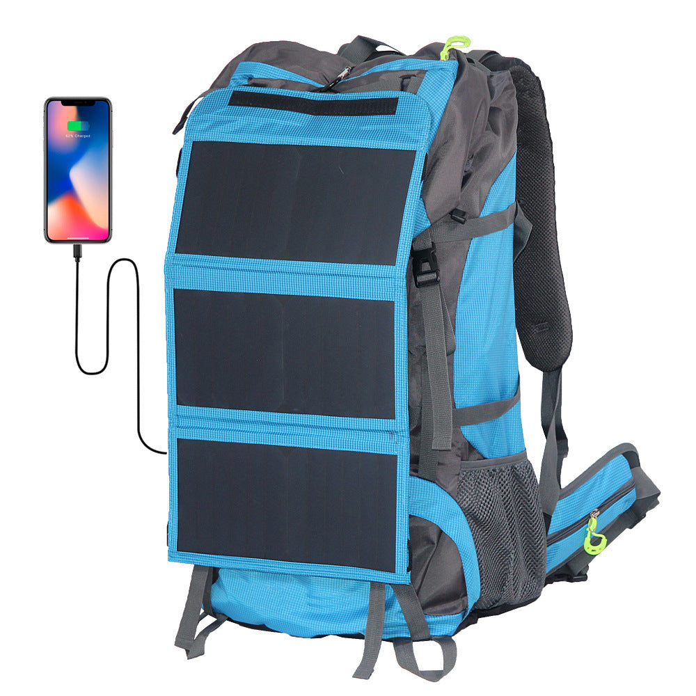 Large Capacity 68L Solar Waterproof Mountaineering Bag