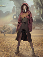 Denim Trench Coat Punk Wilderness Long Style Functionality