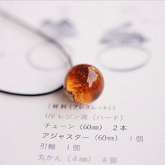 Creative Log Resin Pendant Necklace