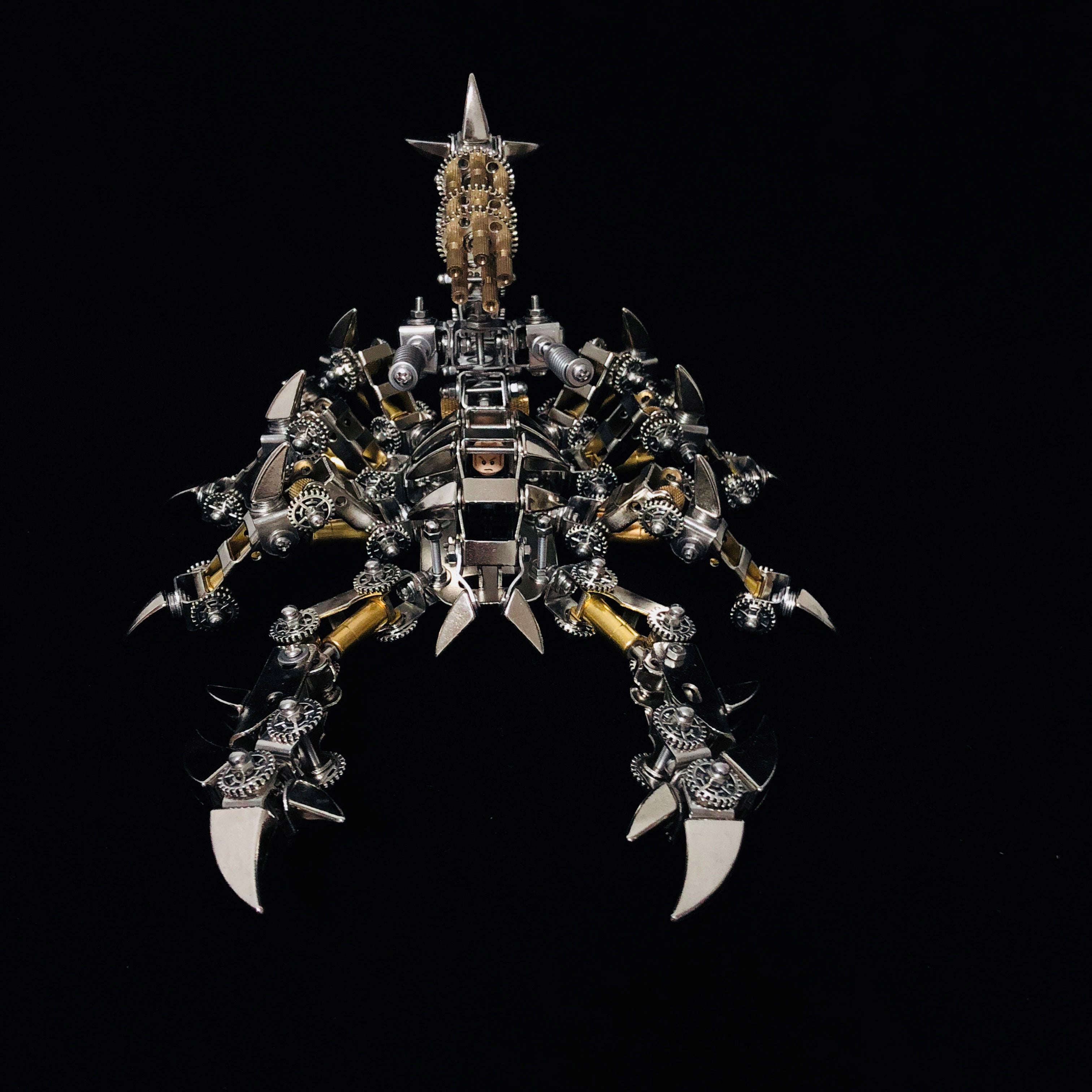 Metal Punk Mecha Gear Model Building Block Toys