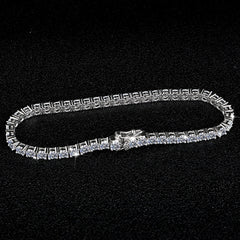 S925 Silver Mosan Diamond Bracelet Female