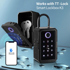 Fingerprint Keys' Password Storage Box Graffiti Wifi Ttlock