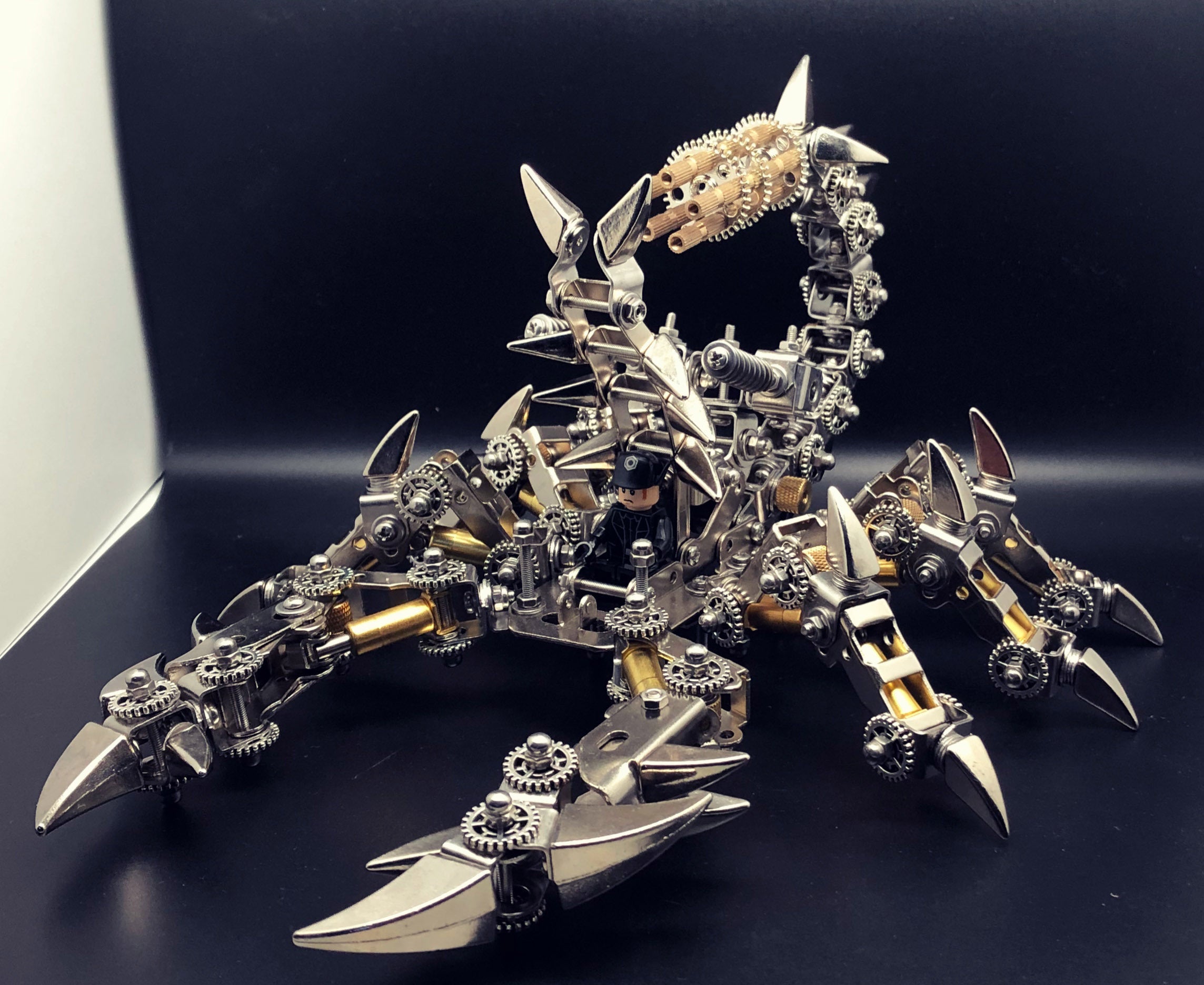 Metal Punk Mecha Gear Model Building Block Toys