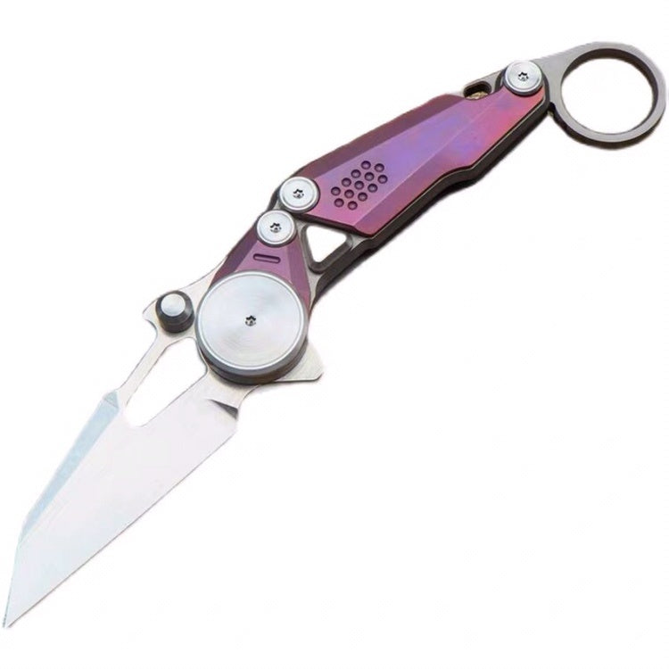 Folding Knife Titanium Alloy And High Hardness Knife