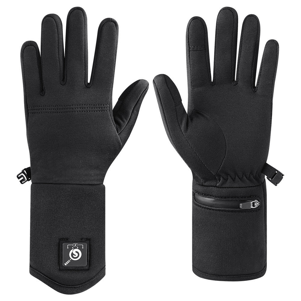 Outdoor Sports Electric Heating Cycling Gloves Touch Screen