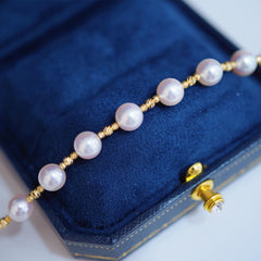 Italian Ins Wind Akoya Sea Pearl Bracelet