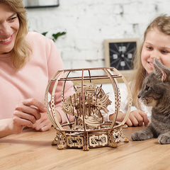 Wooden Mechanical Transmission Model Assembling Toy