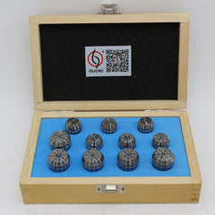 ER40-23PS Metal Collet Set Wooden Box