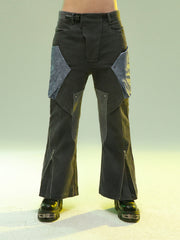 Corduroy Locomotive Style Slightly Flared Pants